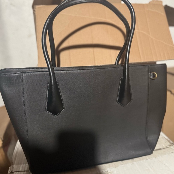 Dagne Dover Signature Tote in color Onyx - Picture 3 of 4